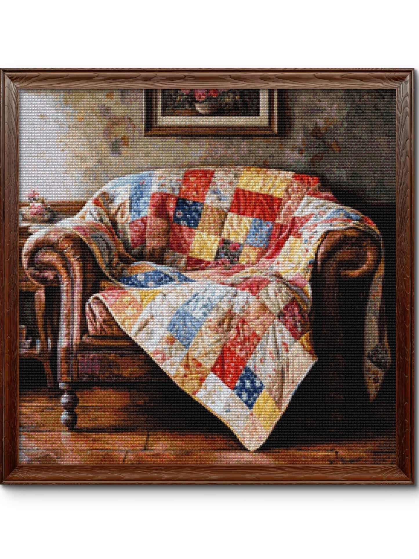 Quilt on a chair
