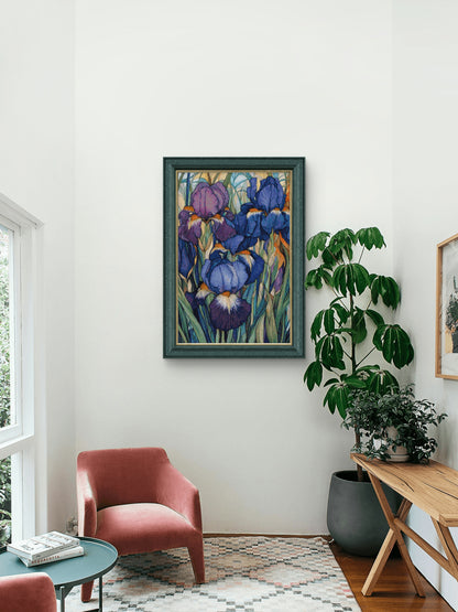 Irises Flowers