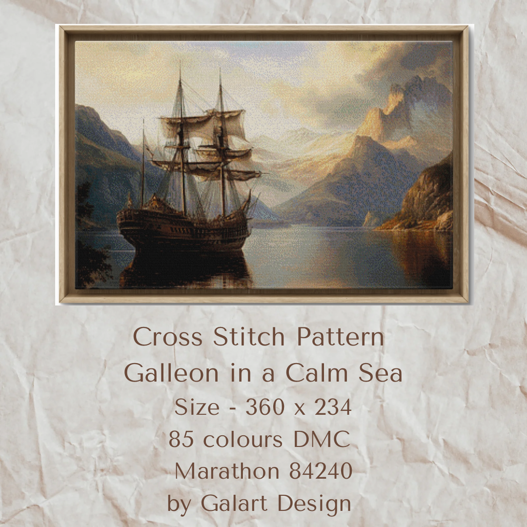 Galleon in a Calm Sea