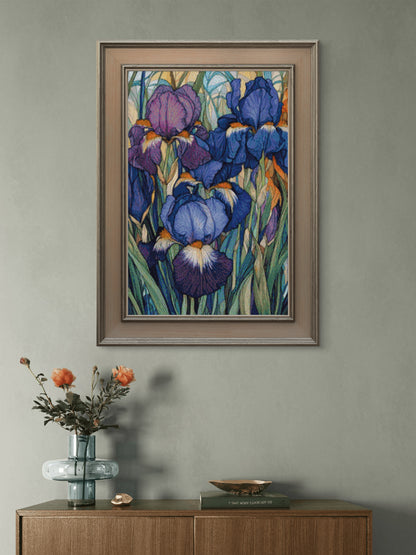 Irises Flowers