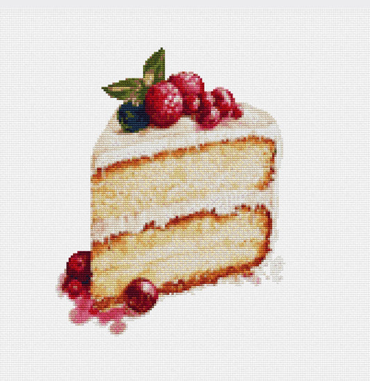 Sponge Cake with Fruits