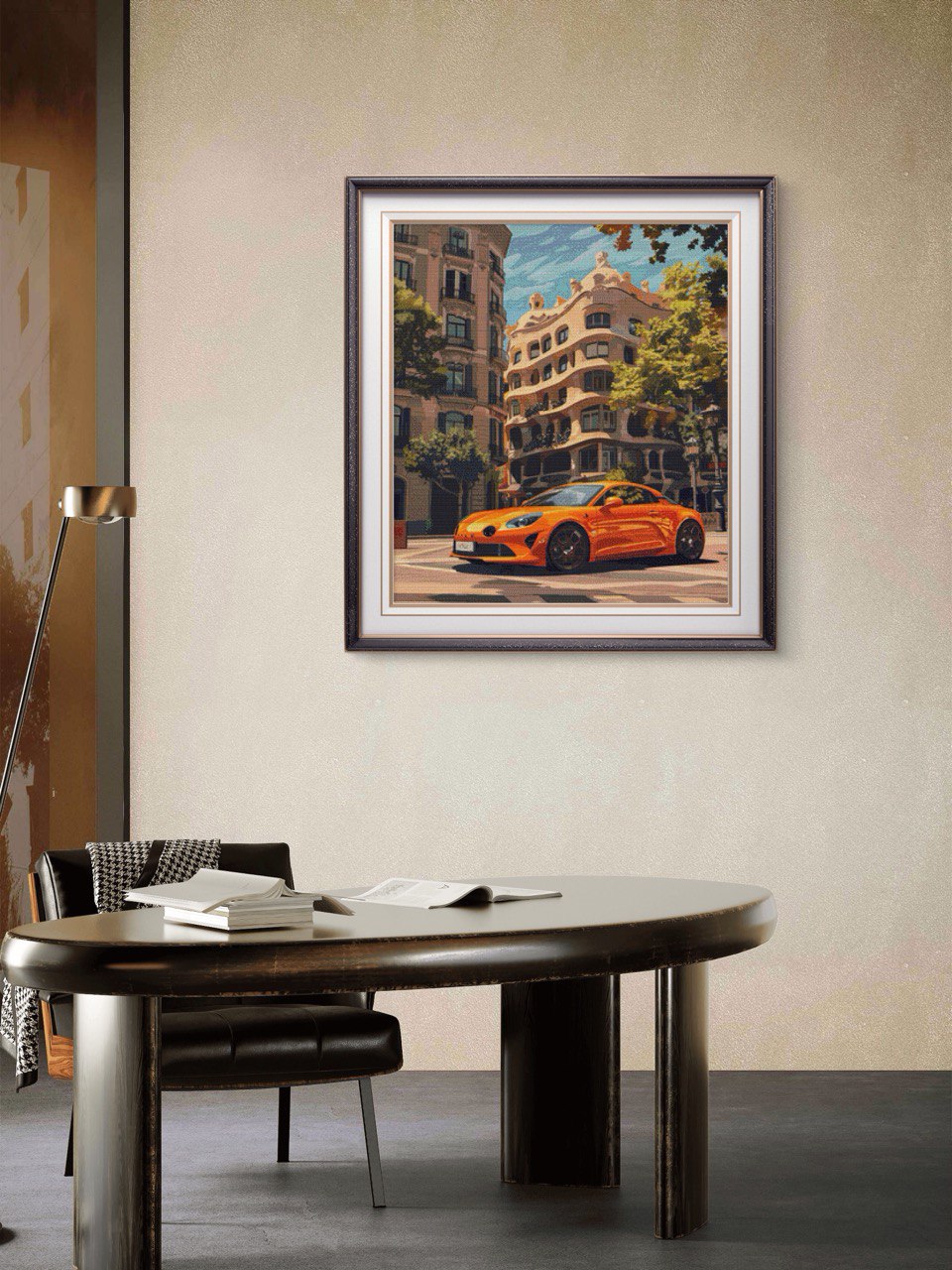 Car in the city