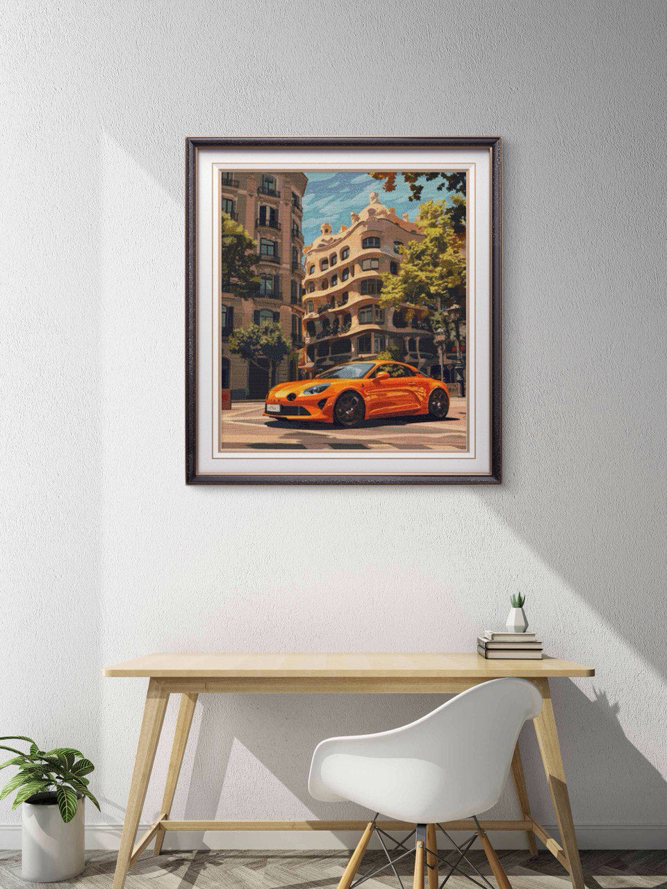 Car in the city